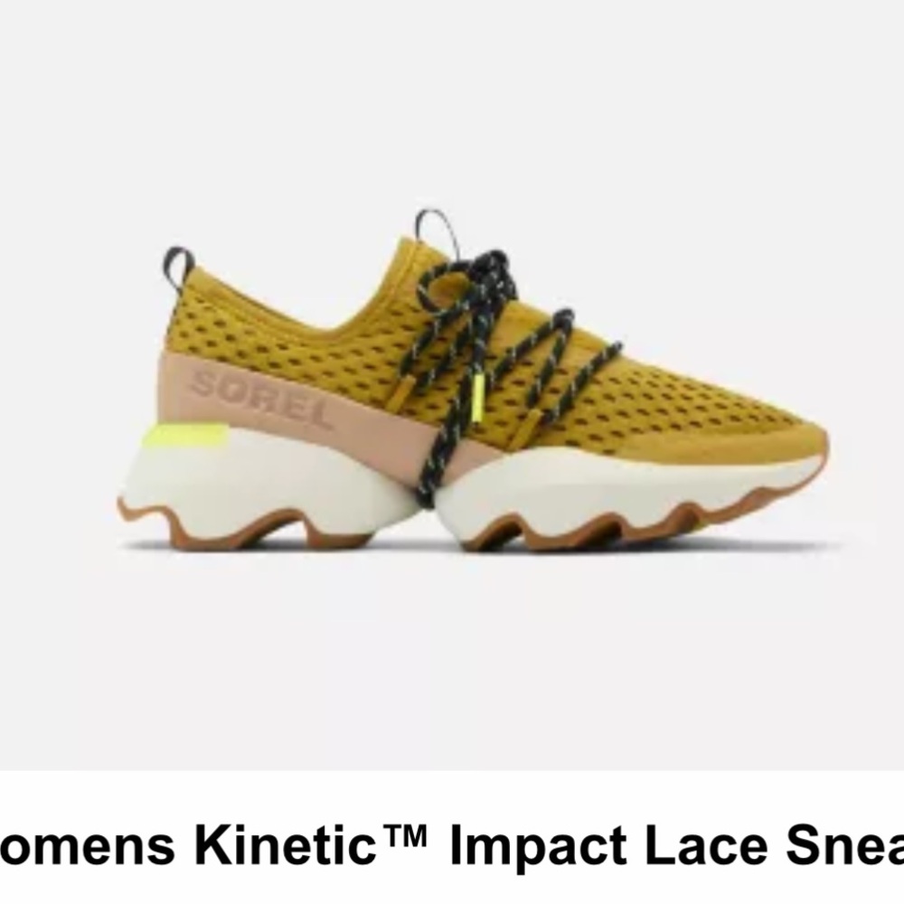 Worn once Sorel Kinetic Impact fashion sneaker